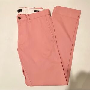 NWT J.CREW FLEX CHINO Pants. 30 x 32 inches. Medium Pink  SUPERB !!!! Men Teens